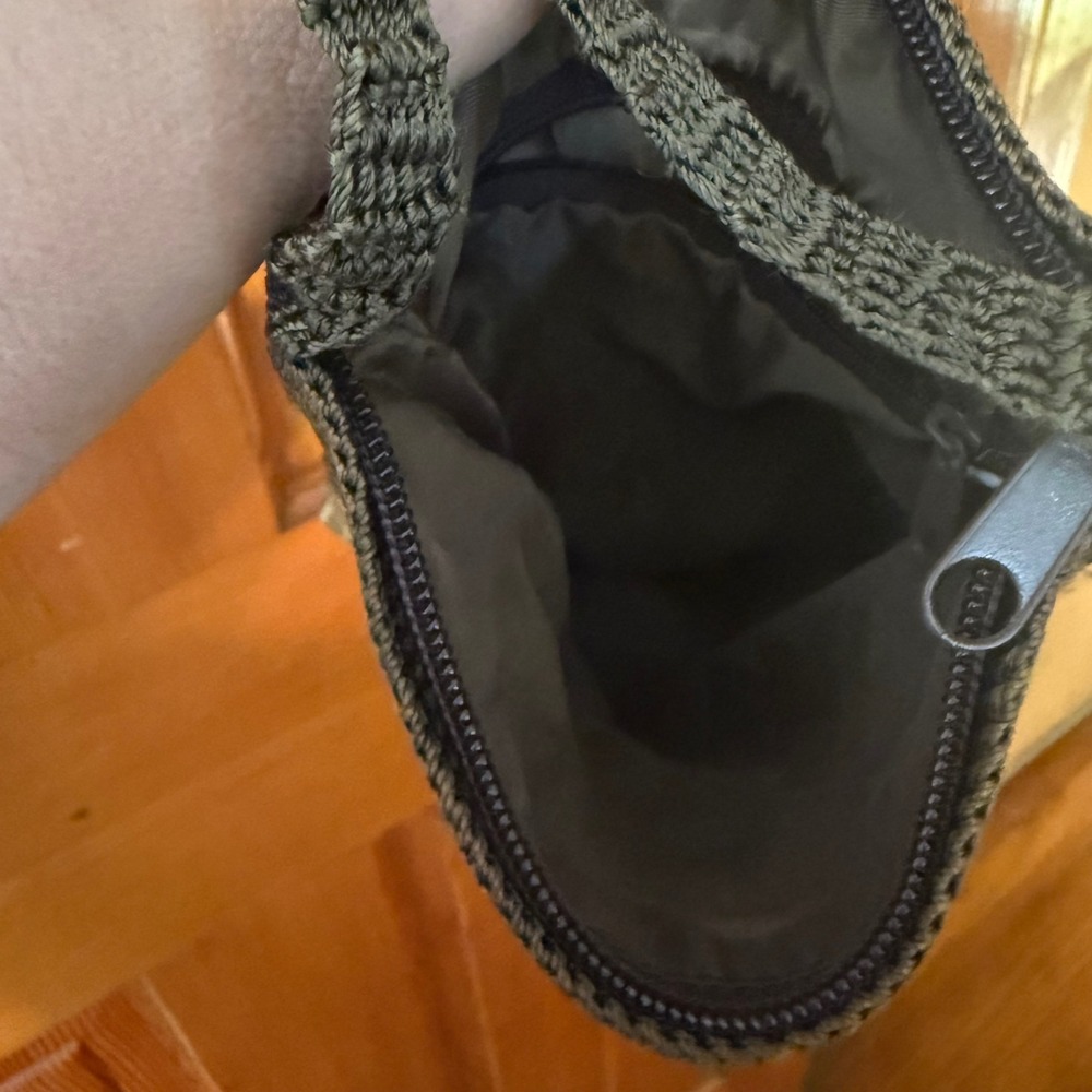 Unbranded Suede Crochet Crossbody Bag Womens Small Brown Fair Boho Beaded Floral - Picture 6 of 9